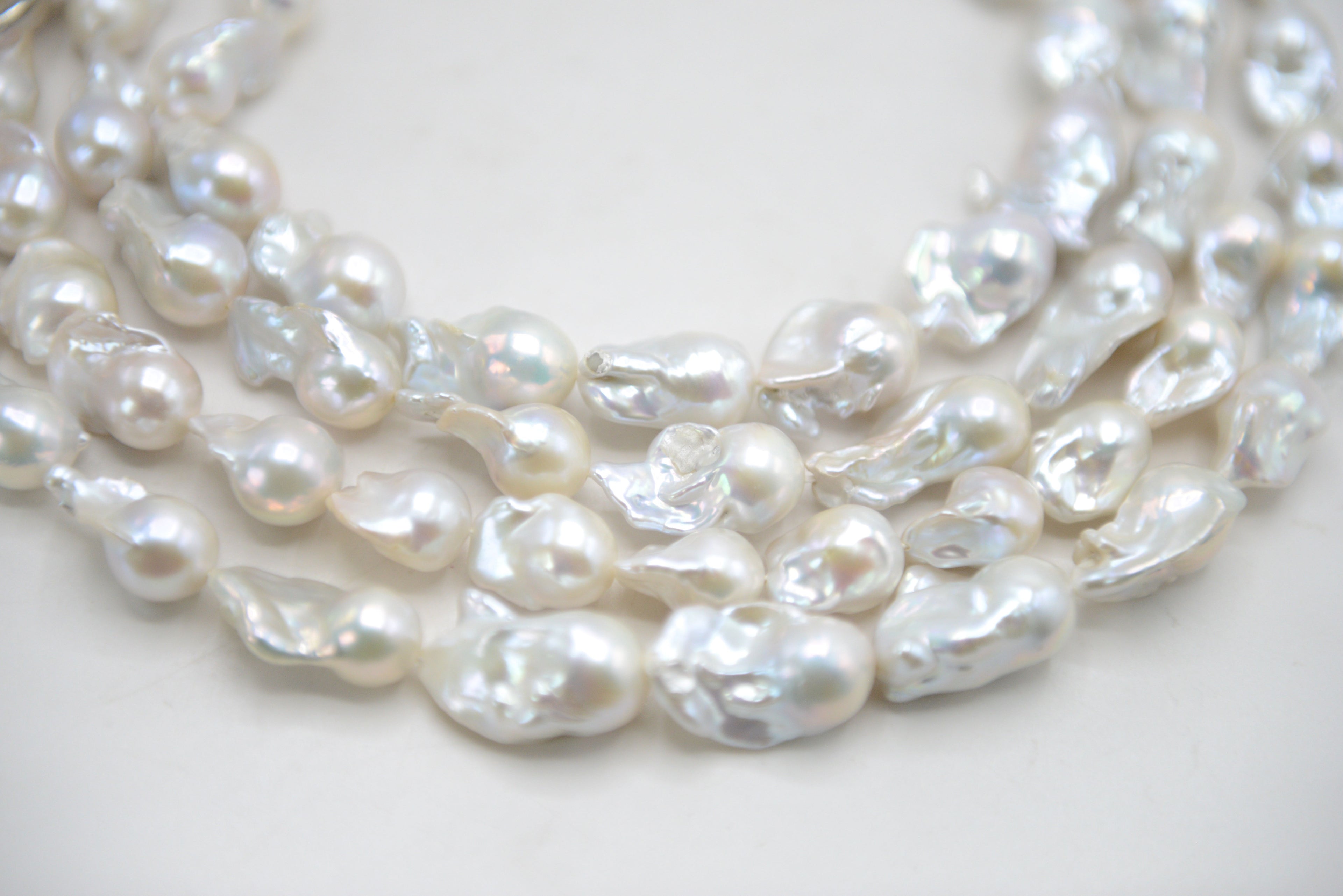 Cultured Freshwater Pearl Baroque Pearl Bead Strand, 15-16"