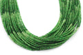 Faceted Tsavorite Rondelles