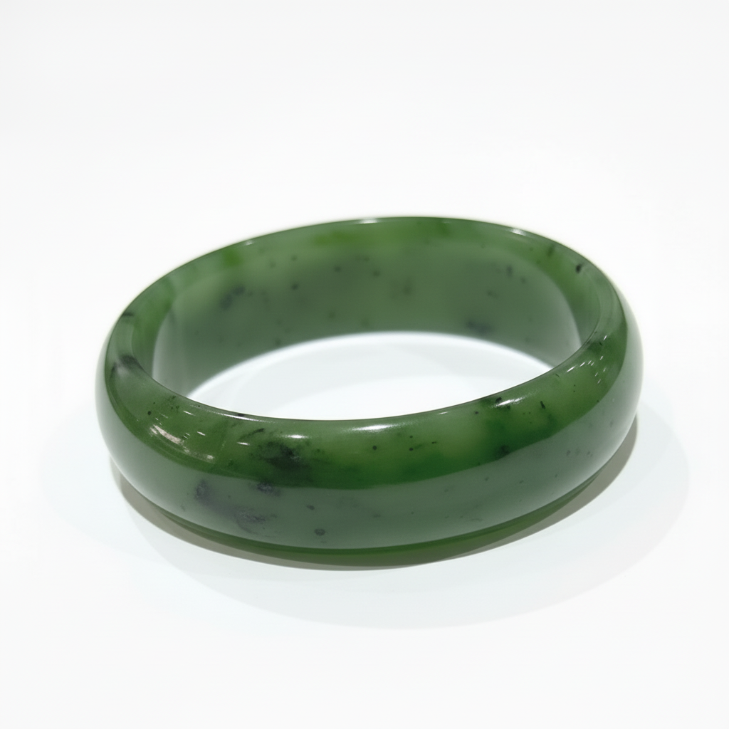 Nephrite Jade Bangle Bracelet