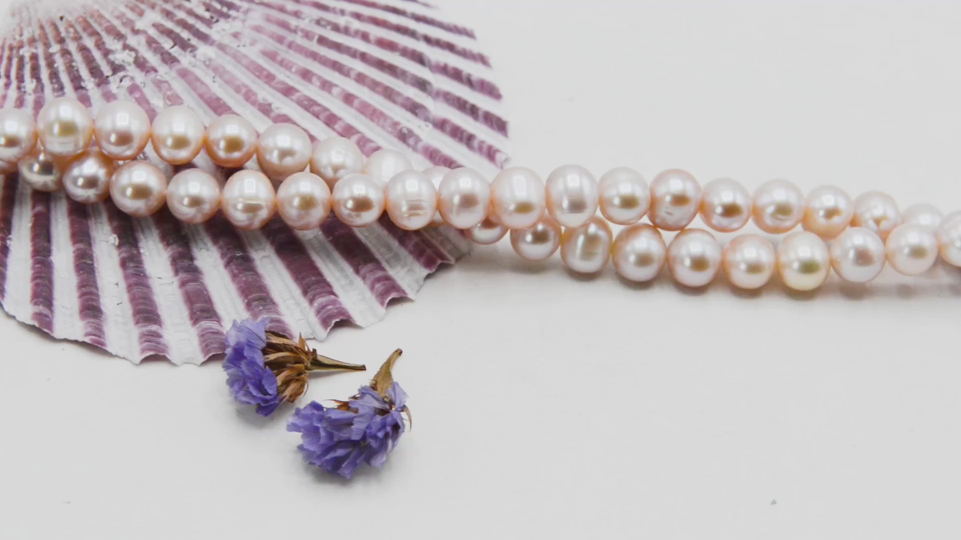 Pink Potato-Shaped Freshwater Pearl 10mm Beads